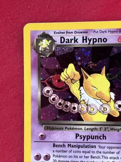 Dark Hypno 9/82 Holo Shiny Card Excellent Condition Pokemon (T76) - Image 5