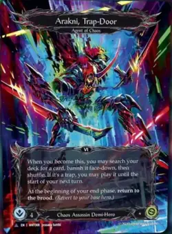 Flesh and Blood FAB Arakni, Trap-Door (Marvel) NM 1st EditionCold Foil - Image 1