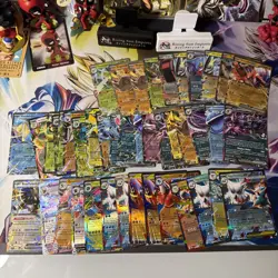 Pokemon TCG 40 EX + Mega card lot Multiple Sets Destined Mega Surging 151 + - Image 1