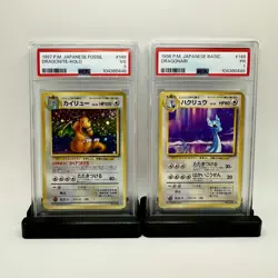 Dragonite Dragonair #148 #149 1997 PSA1/3 Pokemon Card Japanese Old Back Vintage - Image 1