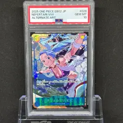 PSA 10 Nefertari Vivi SR Parallel EB02-026 Alternate Art One Piece Card GEM MT - Image 1