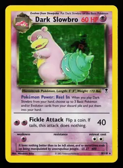 Dark Slowbro 8/110 Holo Rare Legendary Collection Pokemon Card - Image 1