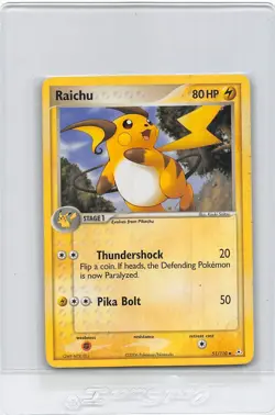 RAICHU 51/110 - Non-Holo - UNCOMMON - EX Holon Phantoms - POKEMON CARD - MP - Image 1