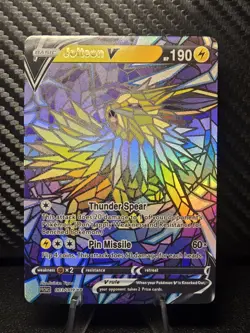 Jolteon CUSTOM Stained Glass Holo Van Gogh Shiny Unbranded Card Display Only - Image 1