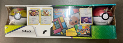 Pokemon 3 Pack Collectors Chest with 2 Pokeballs and 3 Promo Cards Assorted NEW 820650101373 - Image 1