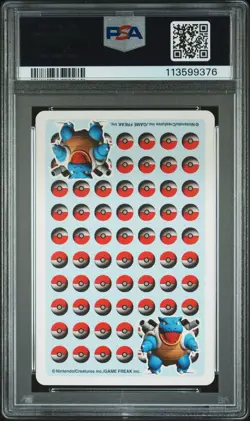 1998 POKEMON STADIUM BLUE VERSION PLAYING CARDS KING OF CLUBS GENGAR PSA 10 - Image 2