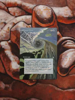 Magic the Gathering Power Sink Hand Painted Unique Custom MTG Alter - Image 1