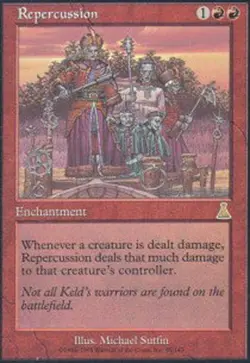 1 x Repercussion - Urza's Destiny - Light Play - MTG - Image 1