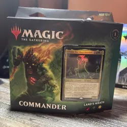 MTG Land's Wrath Commander Deck Zendikar Rising Brand New And Sealed - Image 1