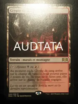 mtg magic blood crypt ravnica allegiance FRENCH vf fr crypte de sang - Image 1