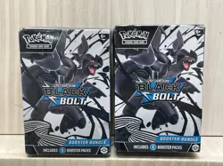 Pokemon TCG: Scarlet & Violet Black Bolt Booster Bundle Sealed Lot of 2 - Image 1