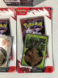 Pokemon Destined Rivals Booster Bundle & Eevee & Zarude Checklane Blister LOT - Image 5