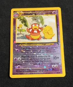 2001 Pokemon TGC Southern Islands Slowking 14/18 Reverse Holo with Swirl - Image 3