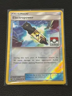 Pokemon TCG Electropower 172a/214 Lost Thunder Pokemon League Stamp PLAY SET - Image 3