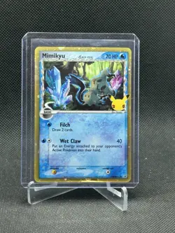 Pokemon Mimikyu TCG Holo Promo SWSH136 25th Celebrations - Image 1
