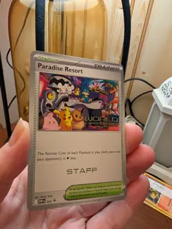 Pokemon Anaheim World Championships Staff stamped Paradise Resort Promo SVP 224 - Image 3