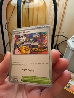 Pokemon Anaheim World Championships Staff stamped Paradise Resort Promo SVP 224 - Image 4