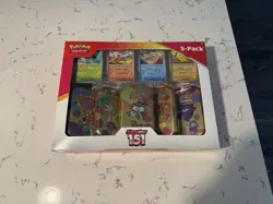 Pokemon Scarlet & Violet 151 Mini Tins 5 Pack Sealed Costco Bundle Box - Image 1