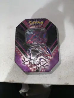 Pokemon V Power Tin Eternatus V Promo + 4 Booster Packs TCG Factory Sealed CCG - Image 1