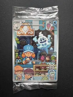 Pokemon TCG - S&V - Paradox Rift - Vanillish - 190/182 - Snowflake Stamp Promo - Image 1