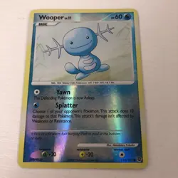 Pokemon - Secret Wonders - Wooper 118/132 Reverse Holo Common - MP/HP - Image 1