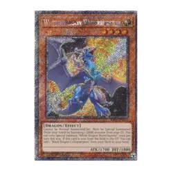 Yu-Gi-Oh! White Dragon Wyverburster (Platinum Secret Rare) - Quarter Century Sta - Image 1