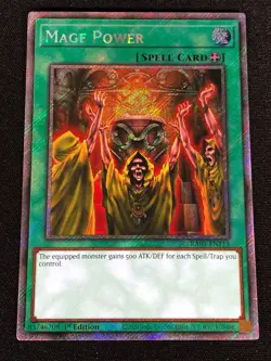 Yugioh Mage Power RA03-EN113 1st Platinum Secret (NM) - Image 1
