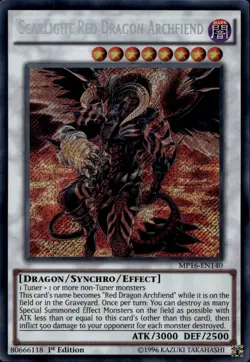 Scarlight Red Dragon Archfiend EU 1st Ed Secret MP16-EN140 Yu-Gi-Oh! - Image 1