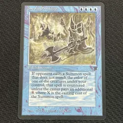 MTG Invoke Magic the Gathering TCG Blue Rare Legends Card LP/NM Banned Art - Image 1
