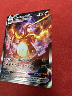 Pokemon TCG Charizard VMAX SWSH261 Black Star Promos Holo Card - Image 3
