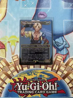 Mtg Final Fantasy Tidus Yunas Guardian (M) 0205 Borderless Foil NM Card - Image 1
