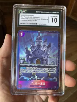 Kingdom Of GERMA C OP06-079 Japanese ONE PIECE Card THE BEST CGC 10 Graded - Image 1