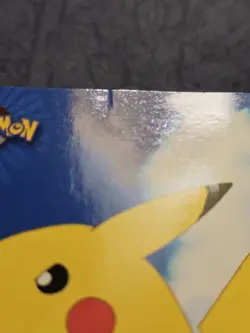 TV2 Pikachu Pokemon Topps Series 1 Card (Blue Label) MP - Image 2