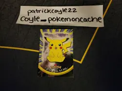 Pikachu #25 Holo Pokemon Topps Series 1 Card (Blue Label) NM - Image 2