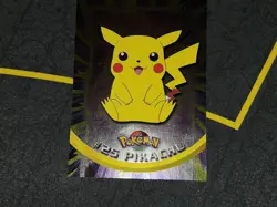 Pikachu #25 Holo Pokemon Topps Series 1 Card (Blue Label) NM - Image 4