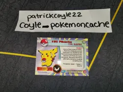 Pikachu #25 Holo Pokemon Topps Series 1 Card (Blue Label) NM - Image 5