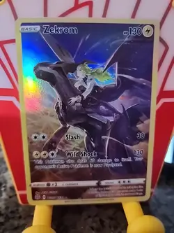 Zekrom & N TG05/TG30 Brilliant Stars Trainer Gallery NM Ultra Rare Pokemon Card - Image 1