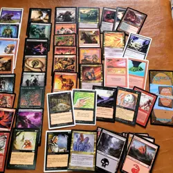COMMANDER DECK 100 Mtg Cards - COLOR Hosers / Protection Legendary Black Red - Image 2
