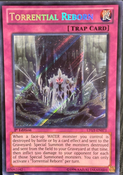 Torrential Reborn - LTGY-EN071 Secret Rare 1st Edition YuGiOh TCG Card - Image 1
