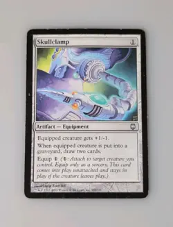 2004 Darksteel Skullclamp Regular Card 140/165 - Image 2