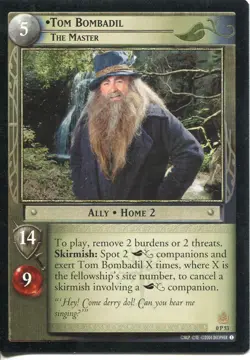 Lord Of The Rings CCG TCG Promo Card 0P53 Tom Bombadil The Master - Image 1
