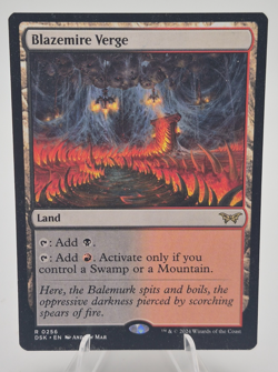 MTG Magic The Gathering Blazemire Verge Card Regular Rare 0256 - Image 1