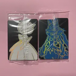 SEALED Mega Evolution ETB Alakazam 009 & Riolu 010 Black Star Promo Cards NM - Image 2