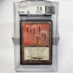 Candelabra of Tawnos - Antiquities - Autographed - BGS 7.5 Near Mint Graded MTG - Image 1