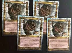 Psychatog (Odyssey) ALTERED playset of four (4) - handpainted extended art! - Image 1