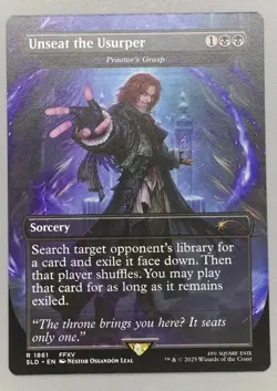MTG x FINAL FANTASY SECRET LAIR - UNSEAT THE USURPER #1861 NON-FOIL - Image 1