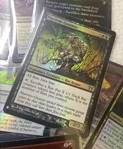 Magic the Gathering Marrow-Gnawer Rare Foill mtg Commander staple rat tribal - Image 1