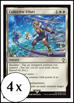 MTG - 4 x Collective Effort - Playset 4x x4 - Final Fantasy Commander - Image 1