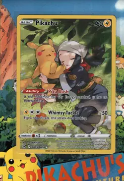 Pokemon TCG Pikachu TG05/TG30 Swsh11: Lost Origin Trainer Gallery Holo NM/M - Image 1