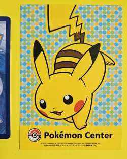 Pokemon Center 2017 Pikachu Sticker From Japan Promo Event Japanese Photo - Image 1